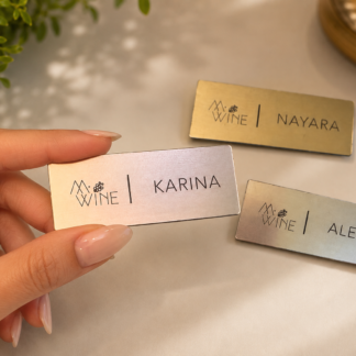 Crachá com Imã Personalizado