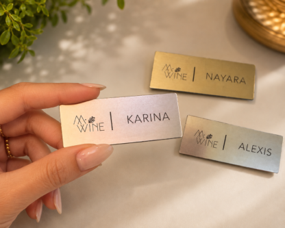 Crachá com Imã Personalizado
